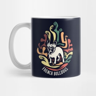 French Bulldogs | Retro design for Dog Lovers Mug